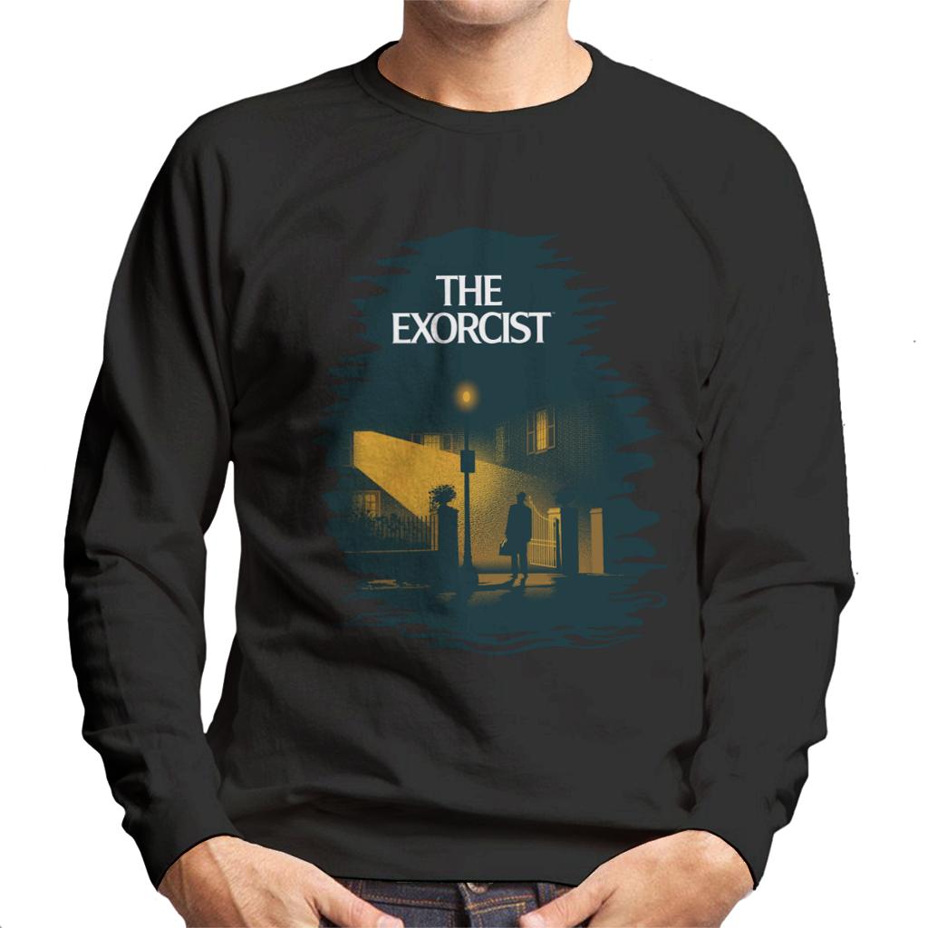 The Exorcist Classic Poster Men's Sweatshirt-ALL + EVERY