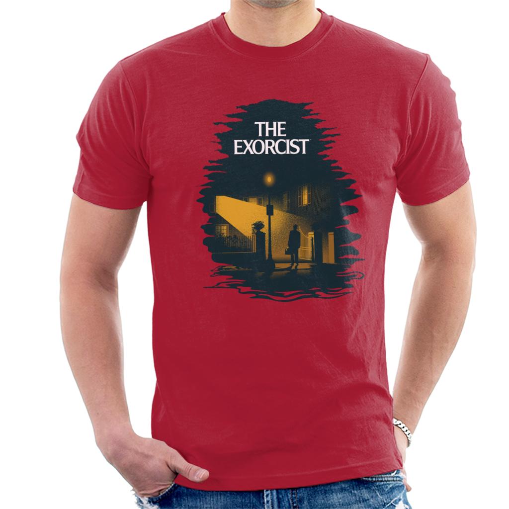 The Exorcist Classic Poster Men's T-Shirt-ALL + EVERY