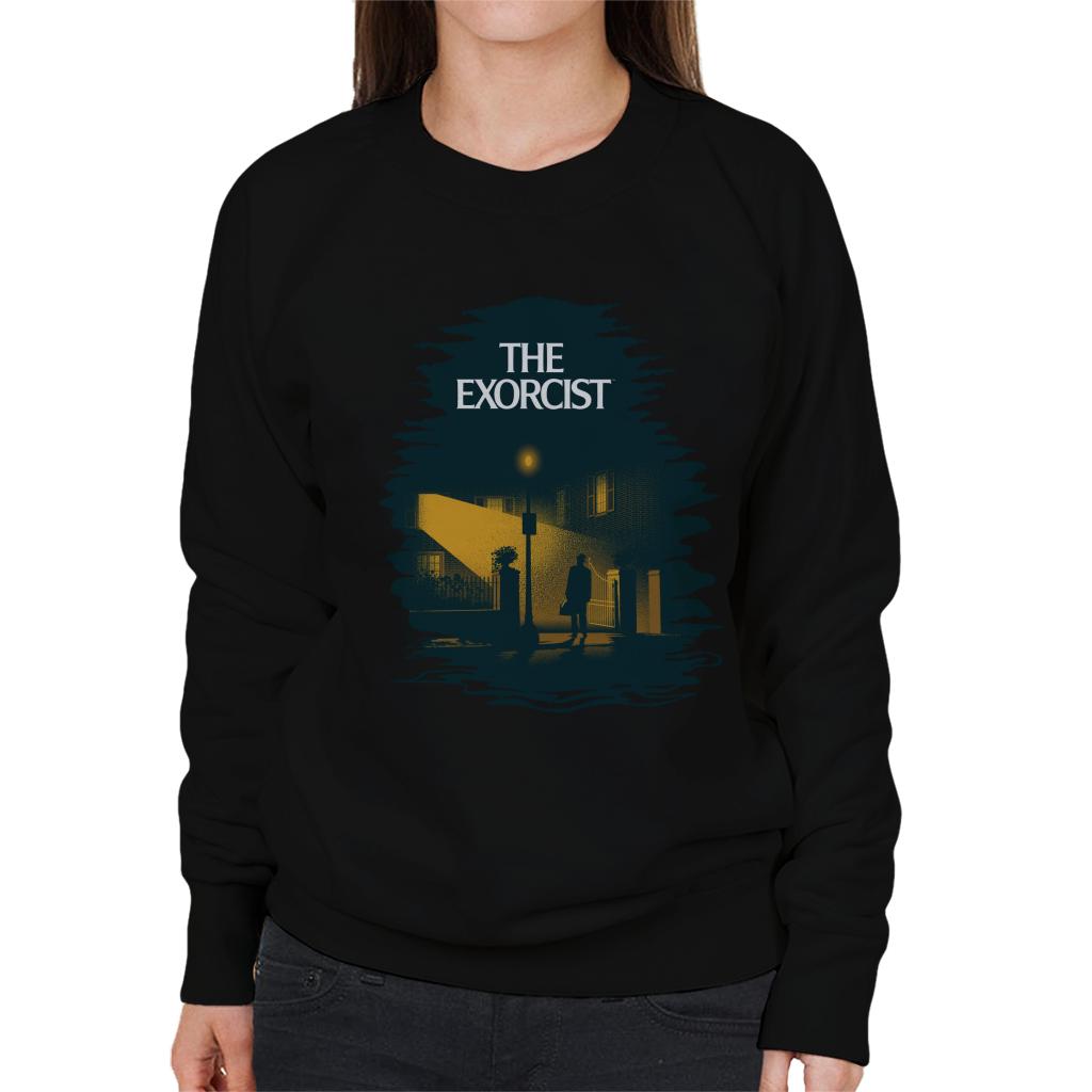 The Exorcist Classic Poster Women's Sweatshirt-ALL + EVERY