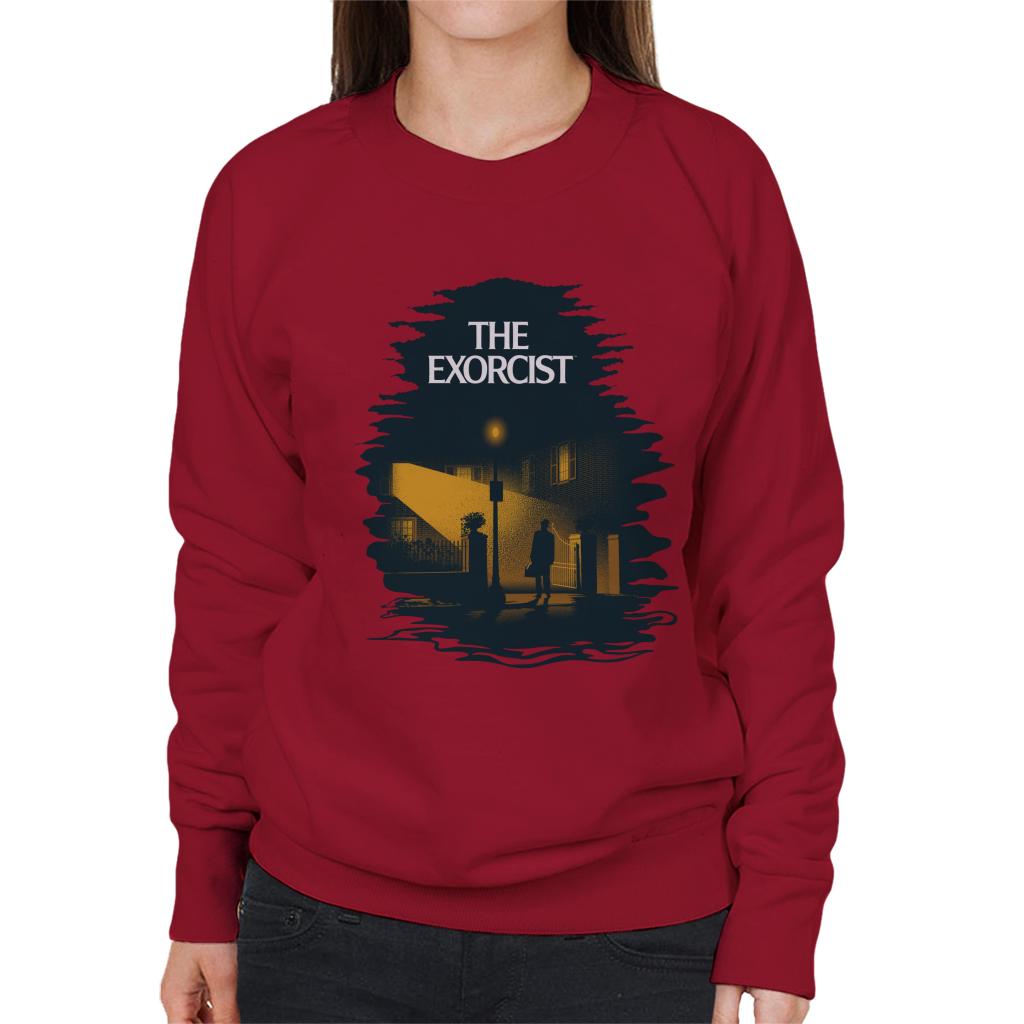 The Exorcist Classic Poster Women's Sweatshirt-ALL + EVERY