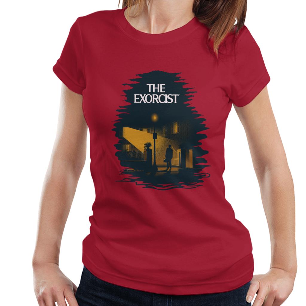 The Exorcist Classic Poster Women's T-Shirt-ALL + EVERY