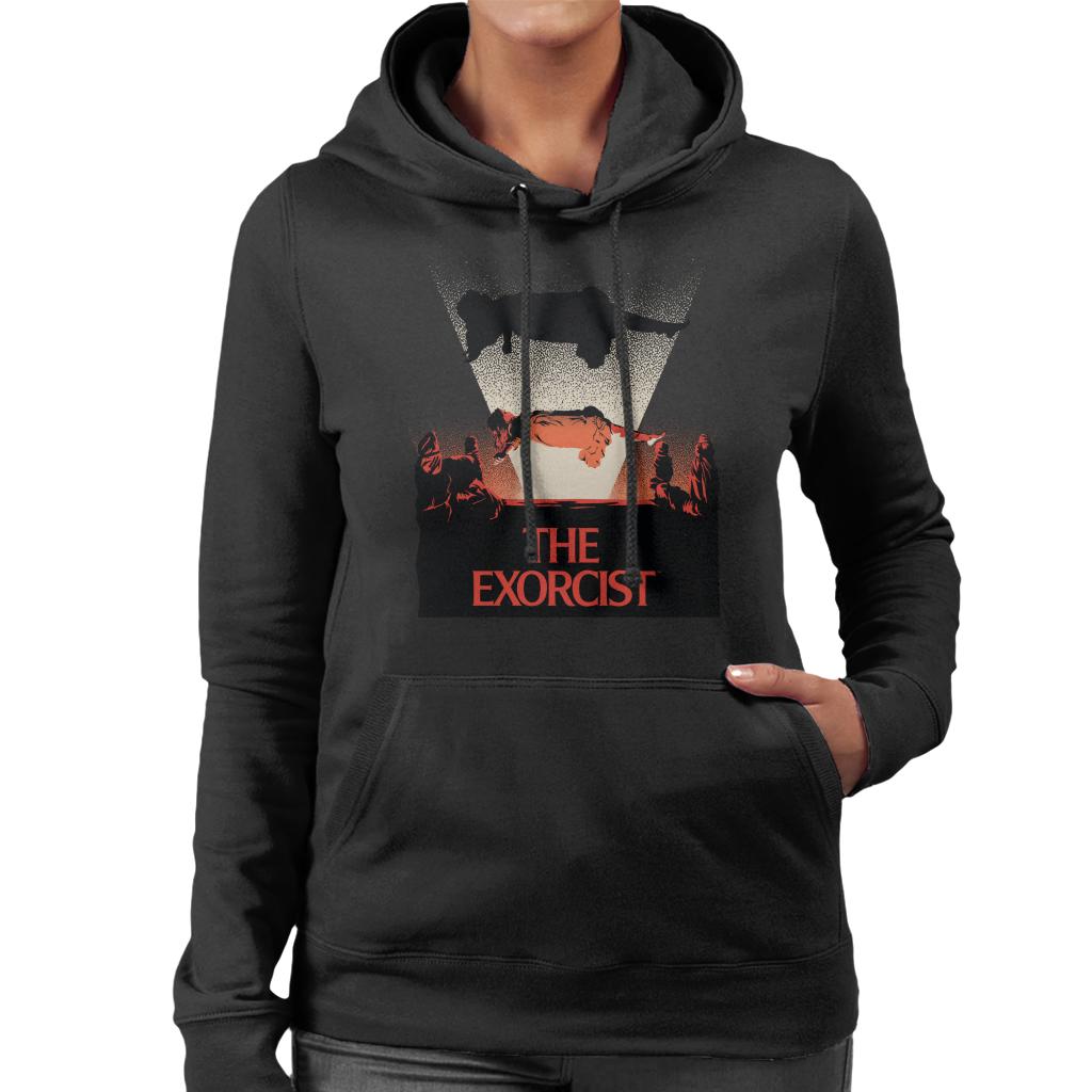 The Exorcist Levitation Women's Hooded Sweatshirt-ALL + EVERY