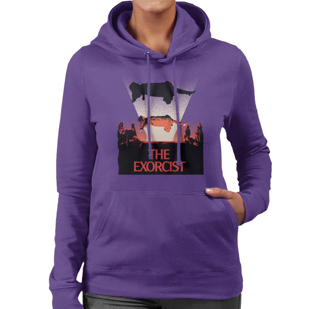 The Exorcist Levitation Women's Hooded Sweatshirt-ALL + EVERY