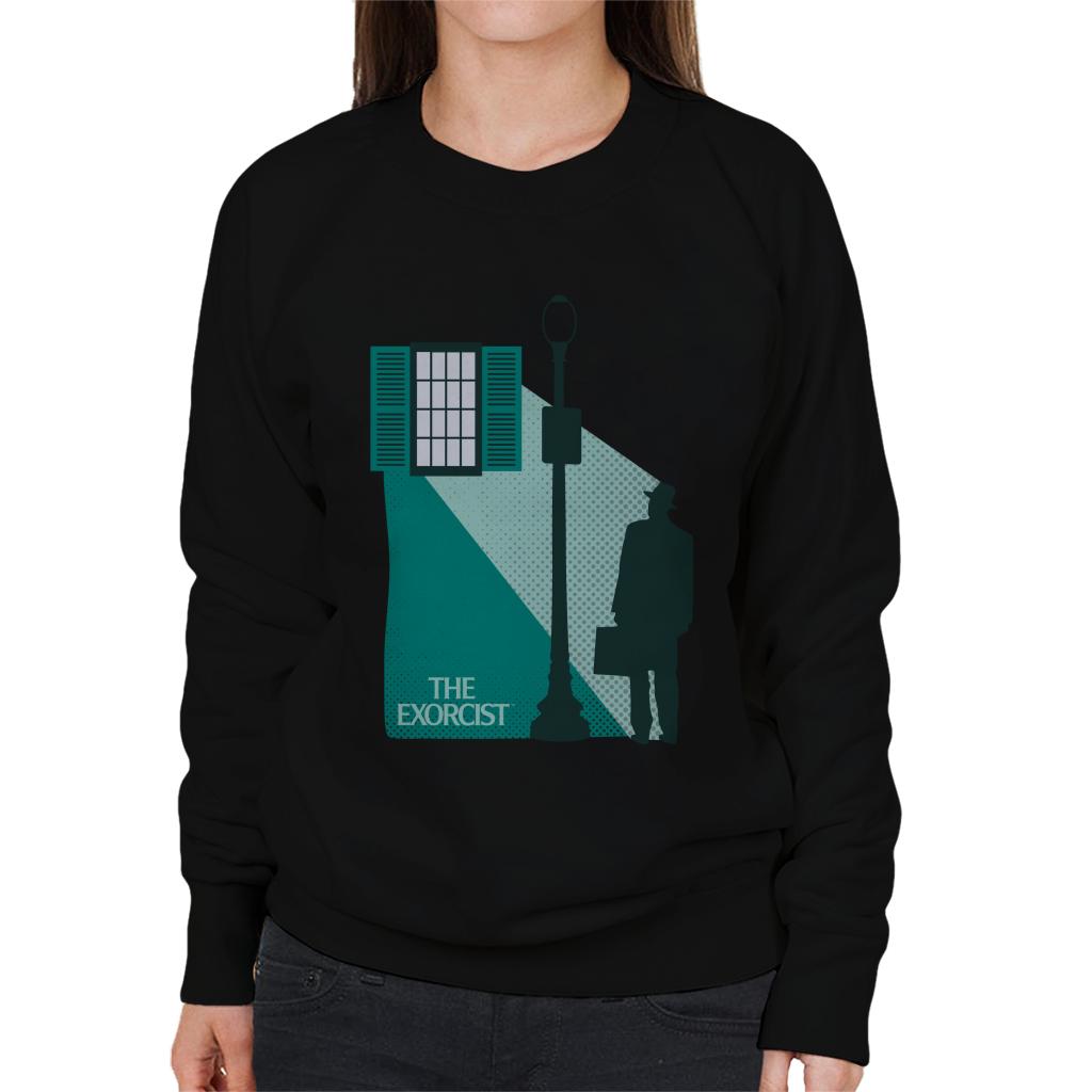 The Exorcist Window Light Women's Sweatshirt-ALL + EVERY