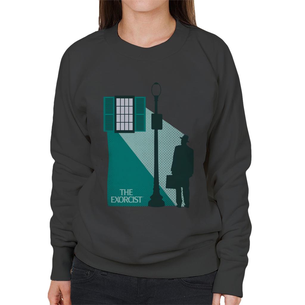 The Exorcist Window Light Women's Sweatshirt-ALL + EVERY