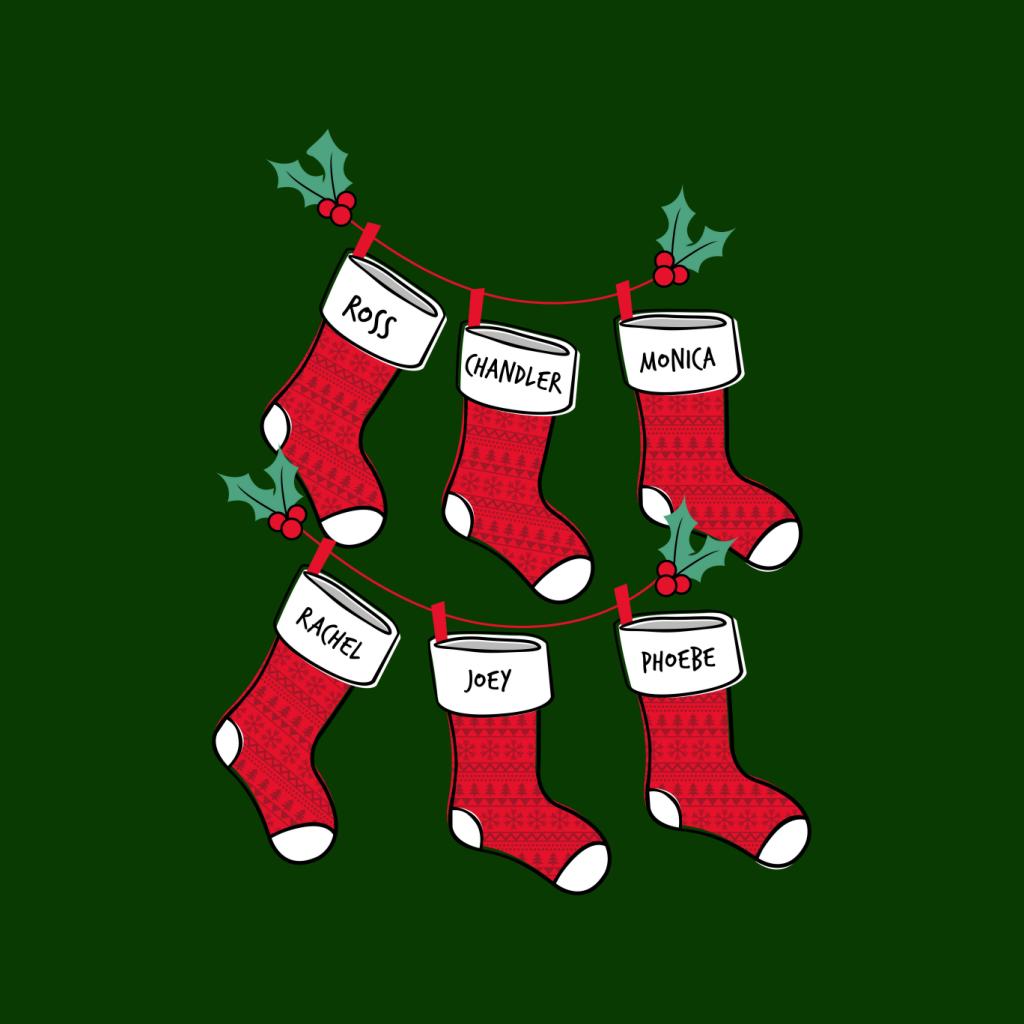 Friends Christmas Stockings Men's T-Shirt-ALL + EVERY