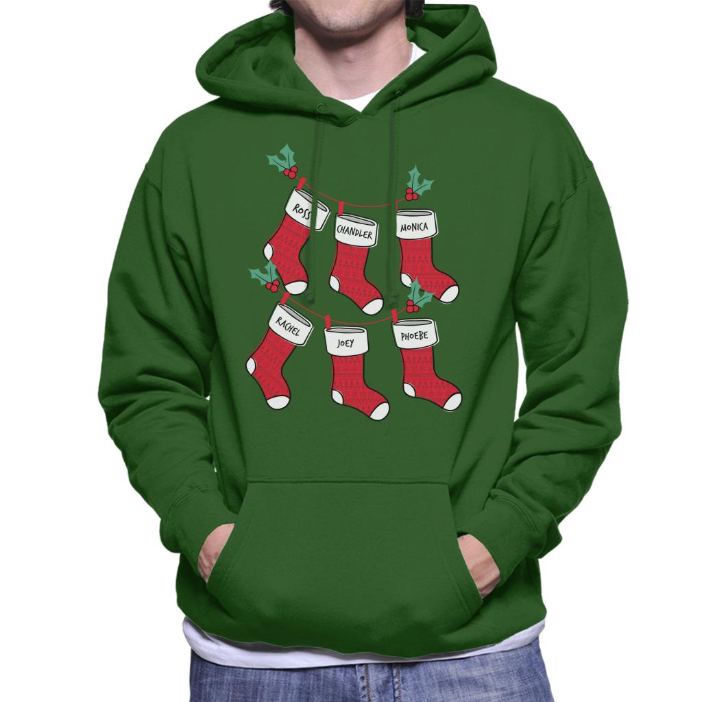 Friends Christmas Stockings Men's Hooded Sweatshirt-ALL + EVERY