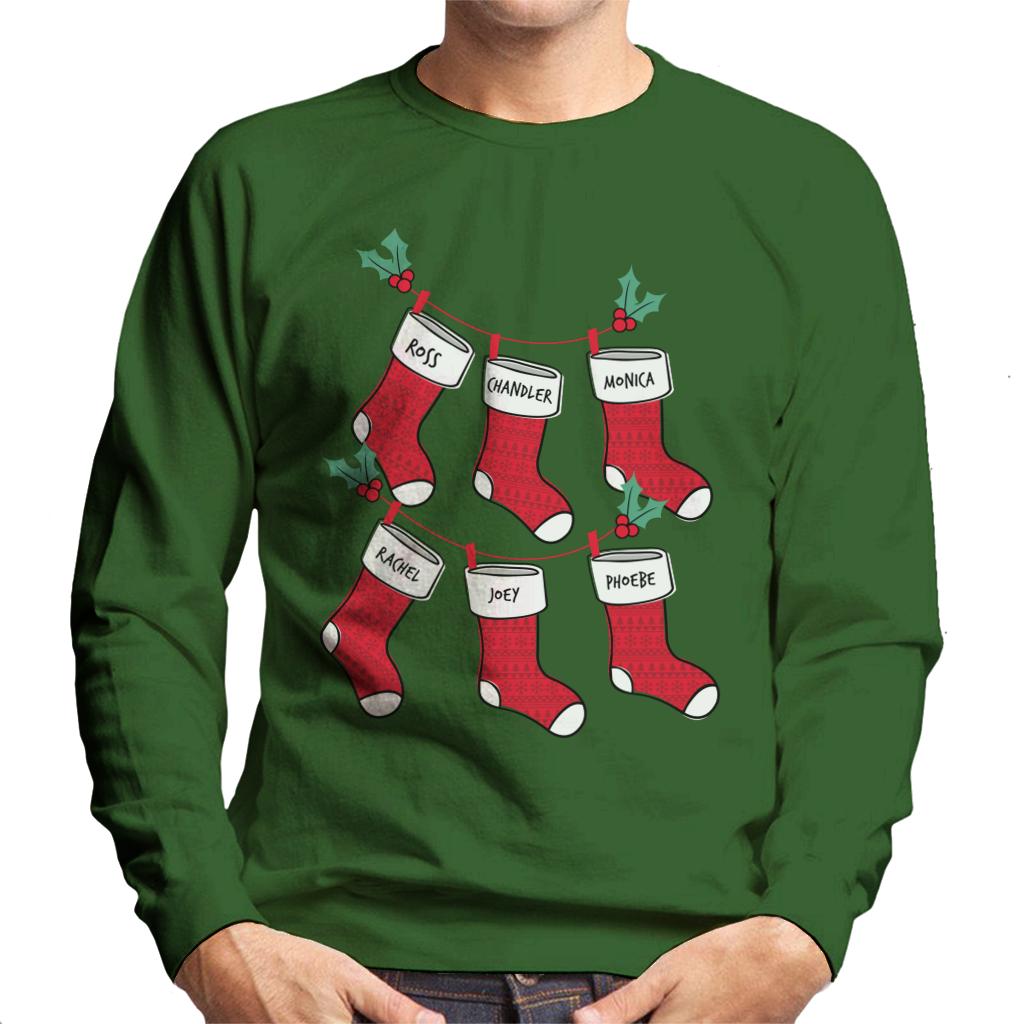 Friends Christmas Stockings Men's Sweatshirt-ALL + EVERY