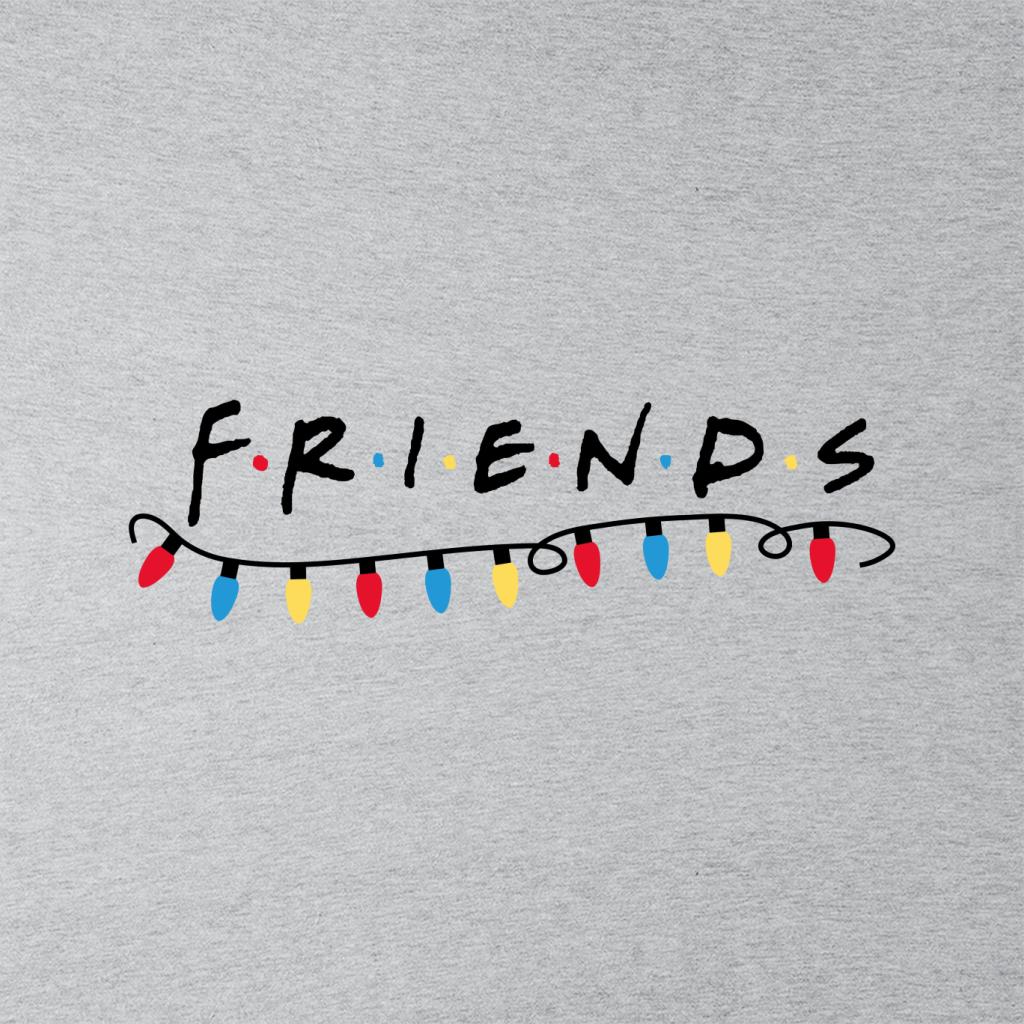 Friends Christmas Logo Festive Lights Women's Sweatshirt-ALL + EVERY