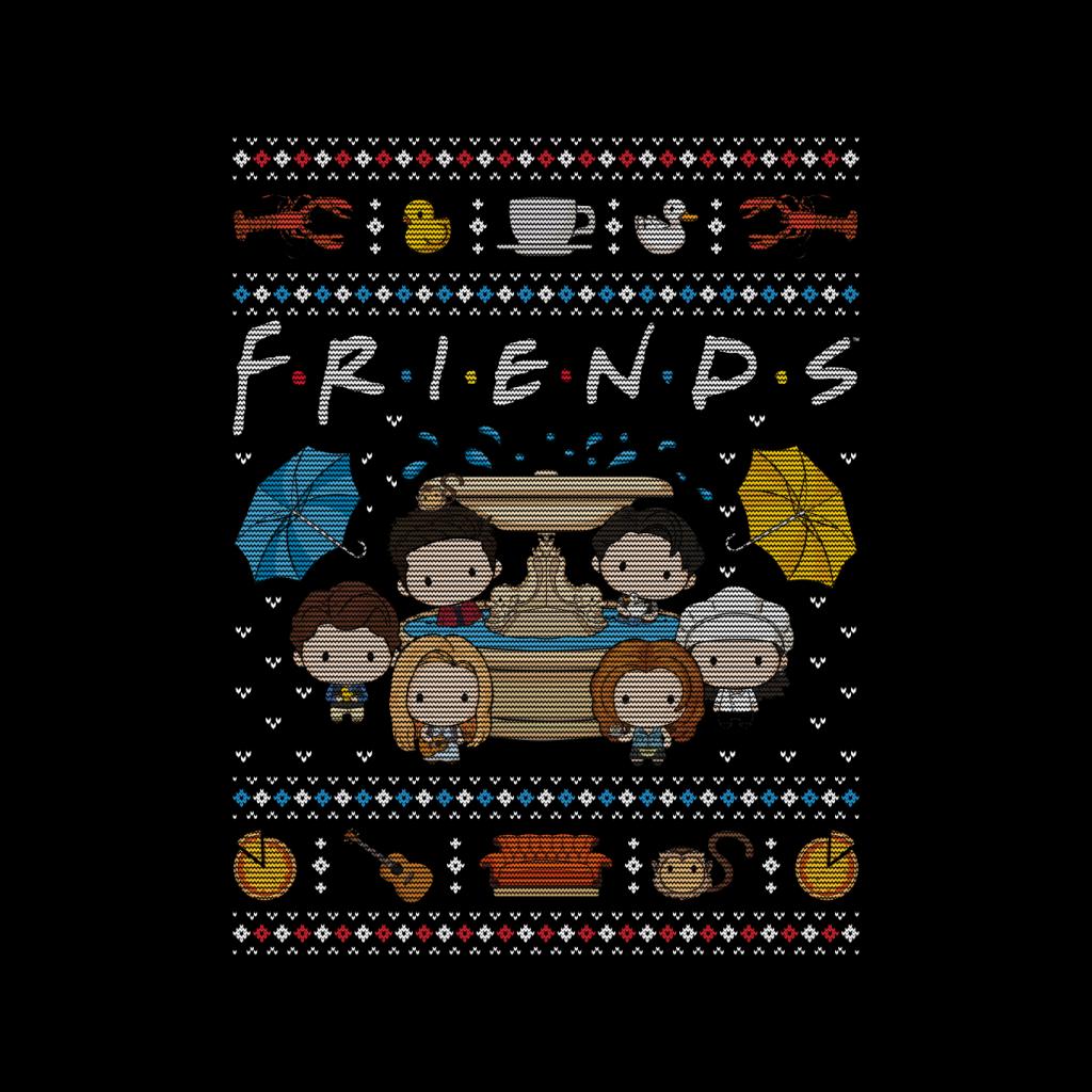 Friends Christmas Opening Scene Men's T-Shirt-ALL + EVERY