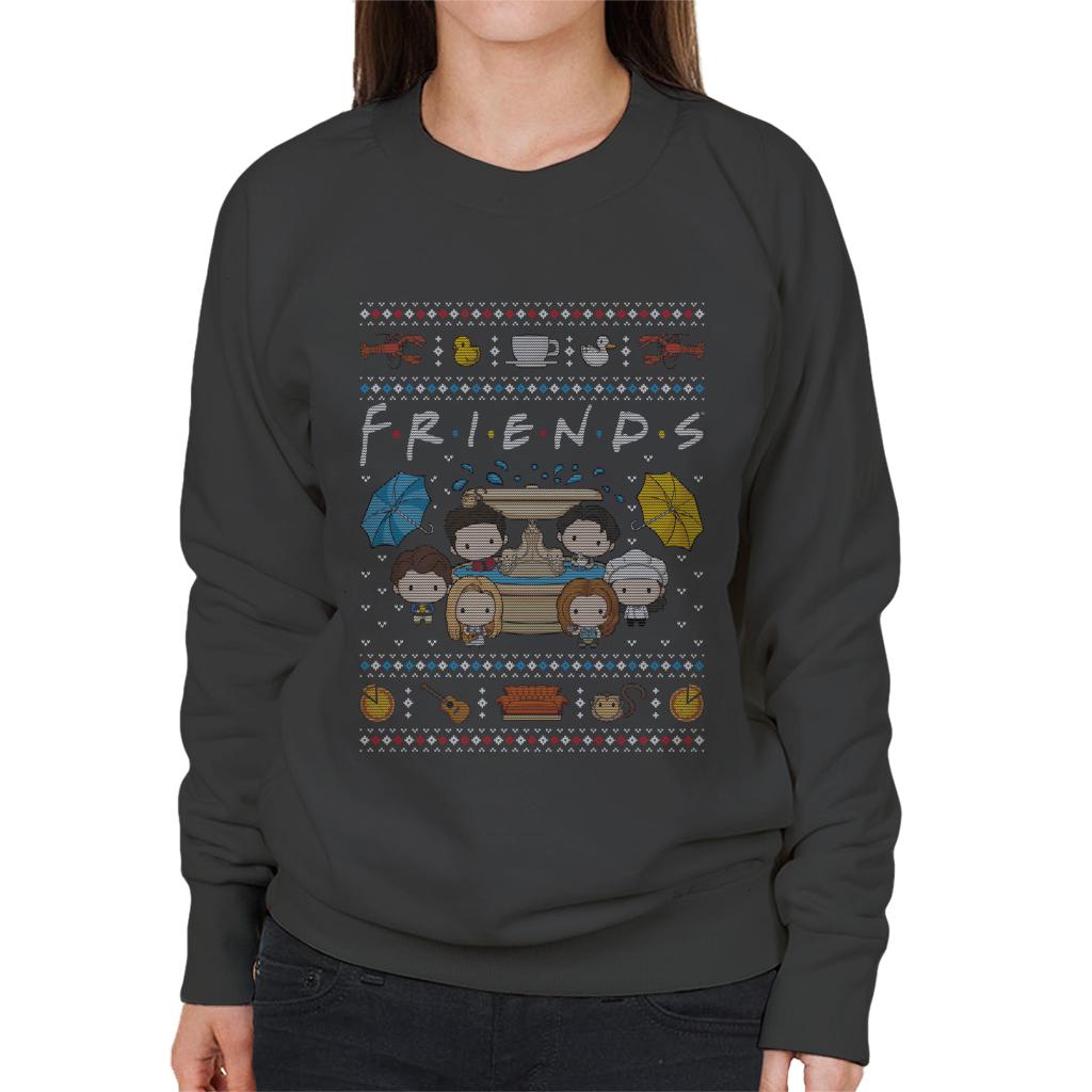 Friends Christmas Opening Scene Women's Sweatshirt-ALL + EVERY