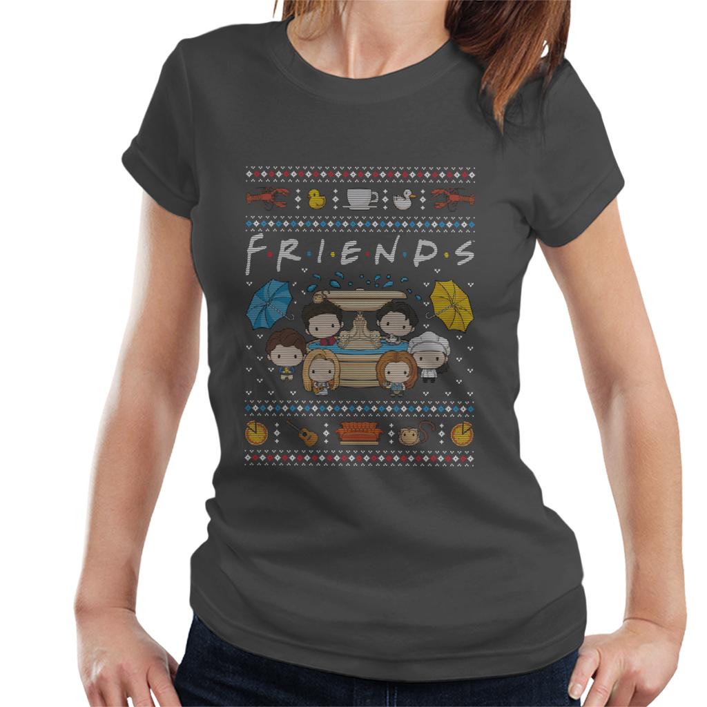 Friends Christmas Opening Scene Women's T-Shirt-ALL + EVERY