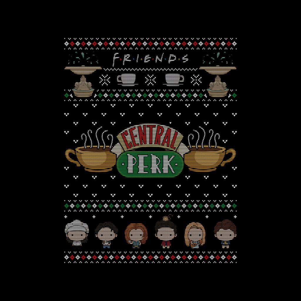 Friends Christmas Central Perk Men's Sweatshirt-ALL + EVERY