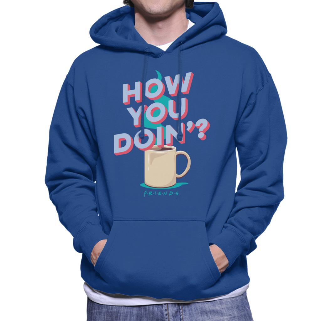 Friends How You Doin Coffee Men's Hooded Sweatshirt-ALL + EVERY