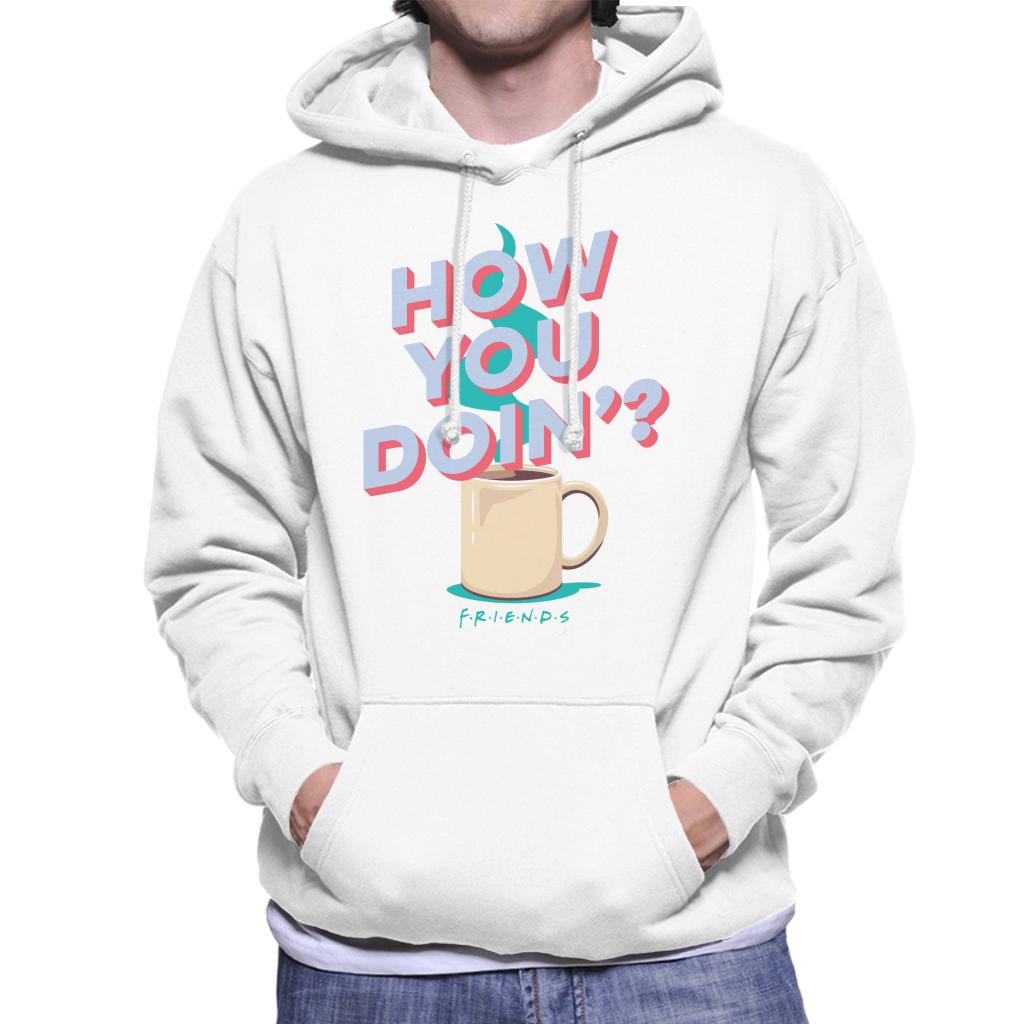 Friends How You Doin Coffee Men's Hooded Sweatshirt-ALL + EVERY