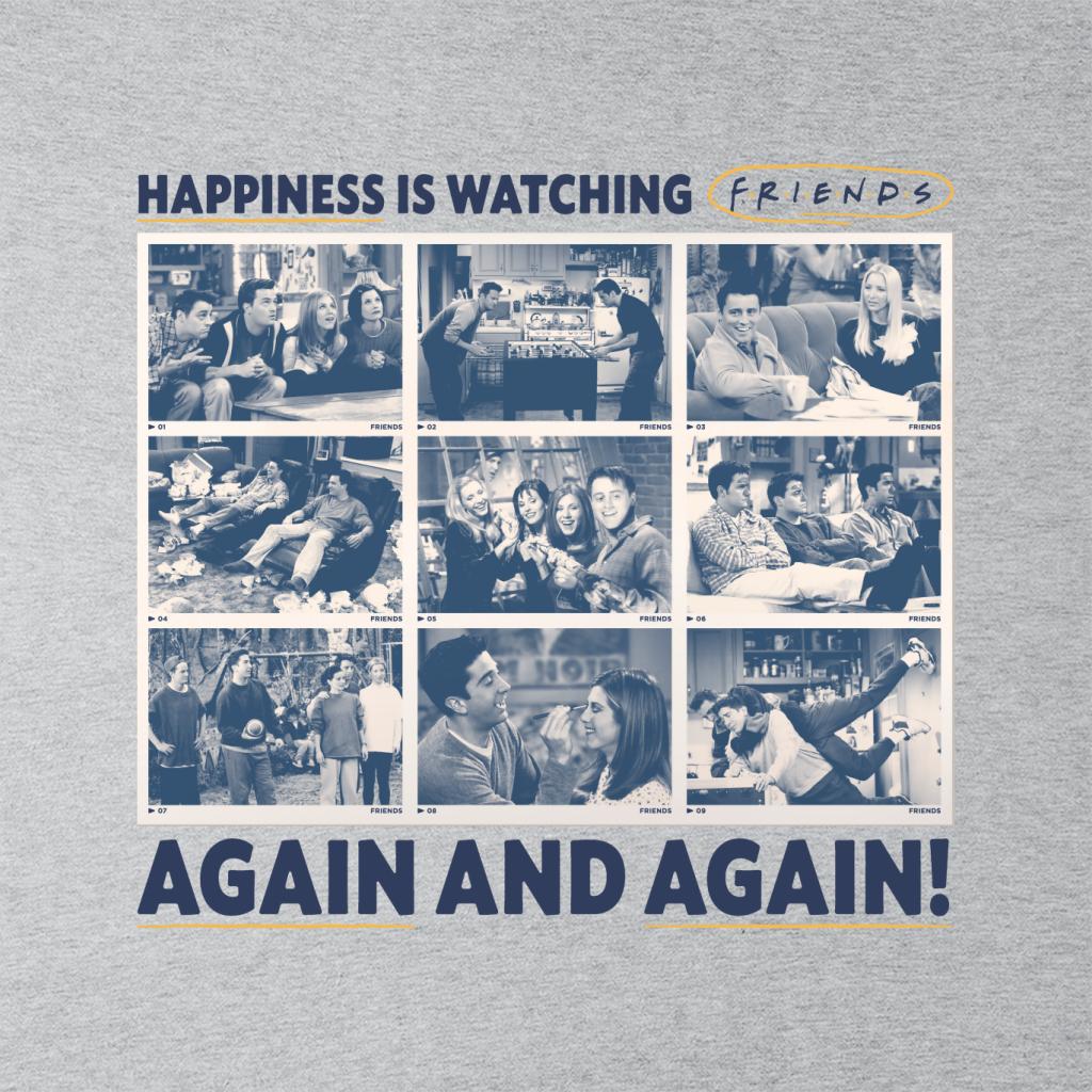 Friends Happiness Is Watching Again And Again Men's T-Shirt-ALL + EVERY