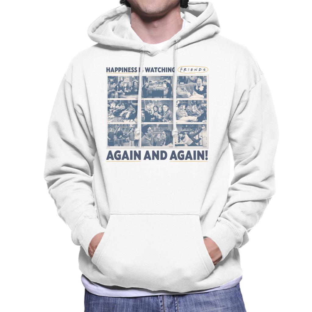 Friends Happiness Is Watching Again And Again Men's Hooded Sweatshirt-ALL + EVERY