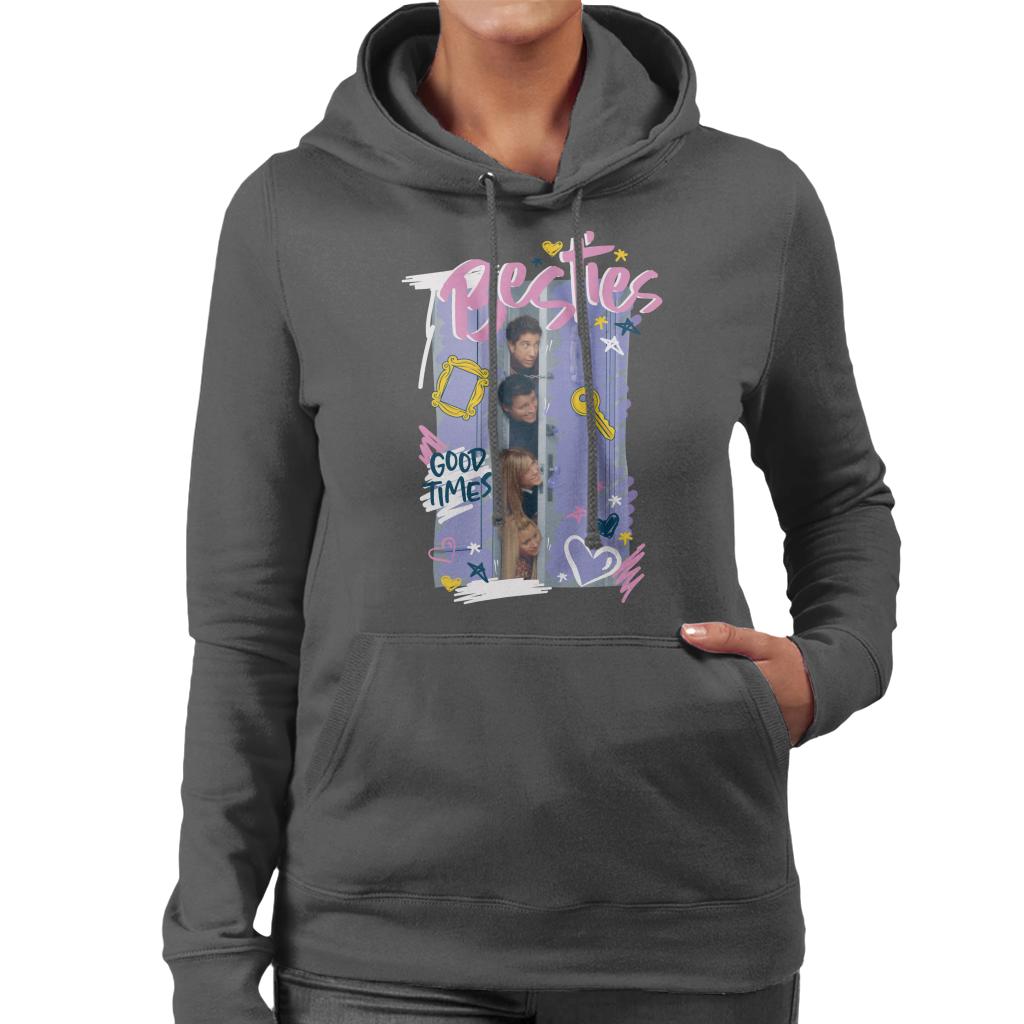 Friends Good Times Besties Women's Hooded Sweatshirt-ALL + EVERY