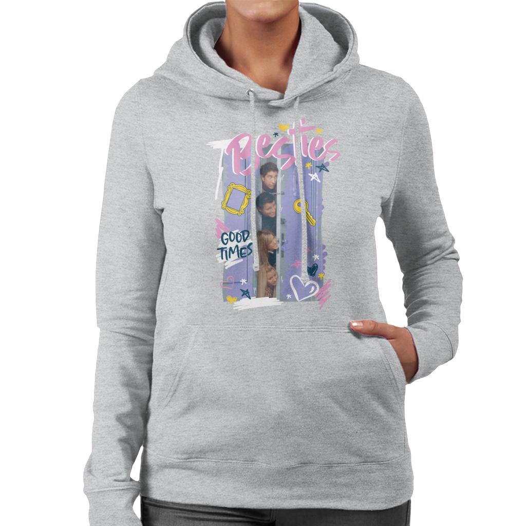 Friends Good Times Besties Women's Hooded Sweatshirt-ALL + EVERY