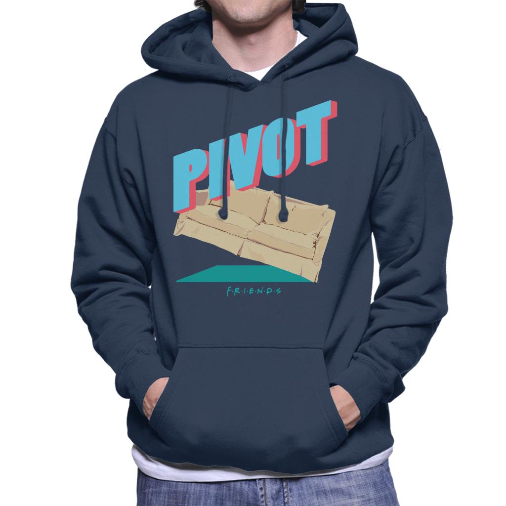 Friends Sofa Pivot Quote Men's Hooded Sweatshirt-ALL + EVERY