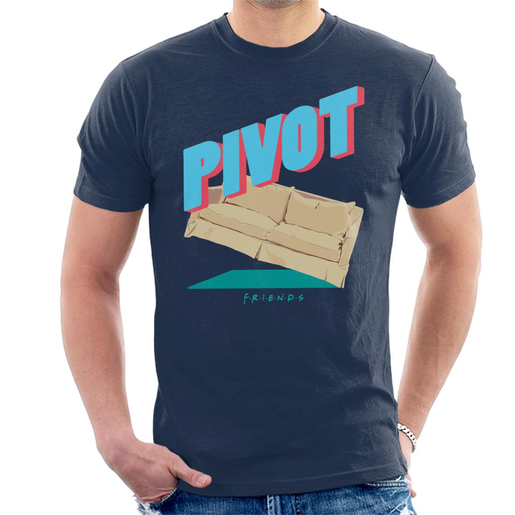 Friends Sofa Pivot Quote Men's T-Shirt-ALL + EVERY