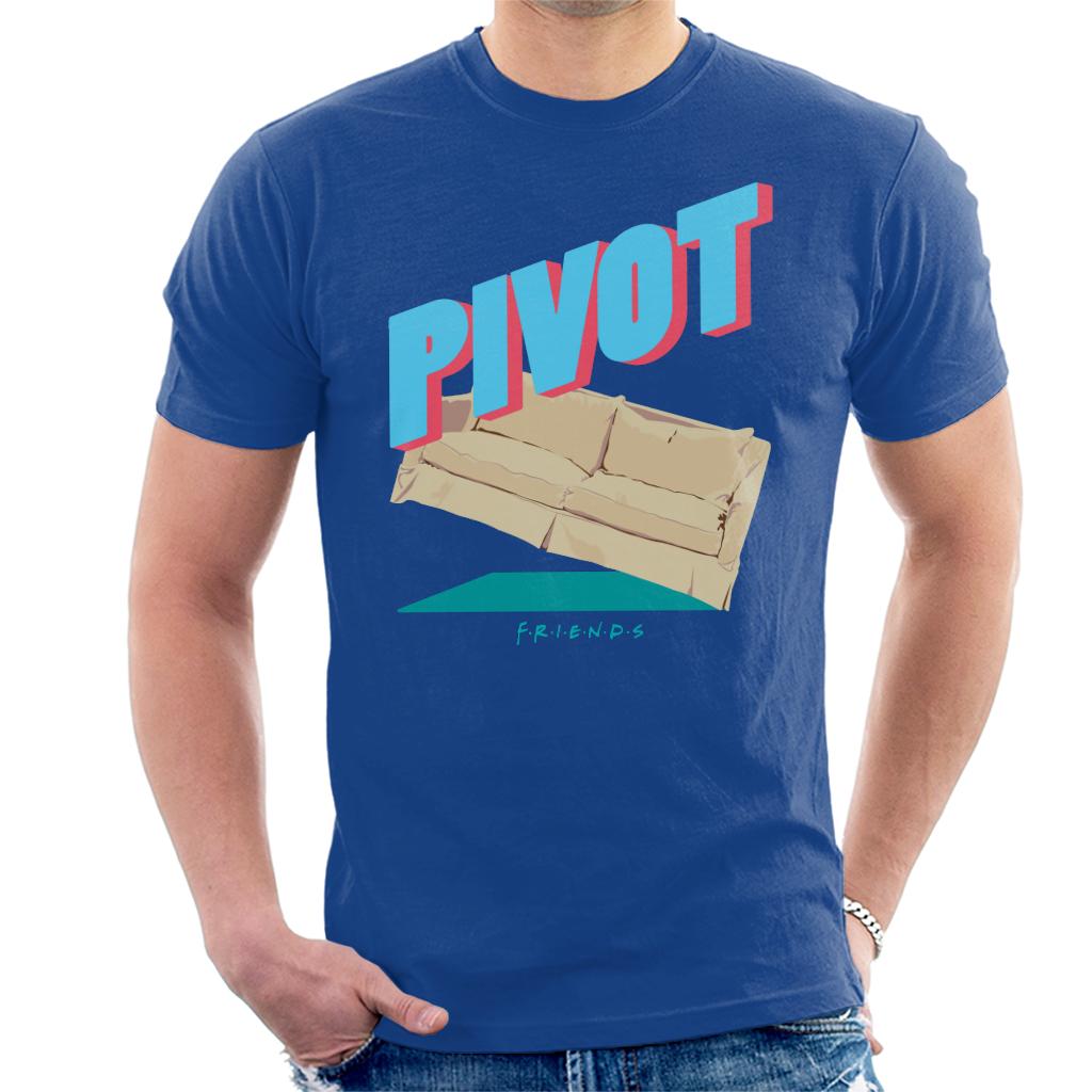 Friends Sofa Pivot Quote Men's T-Shirt-ALL + EVERY