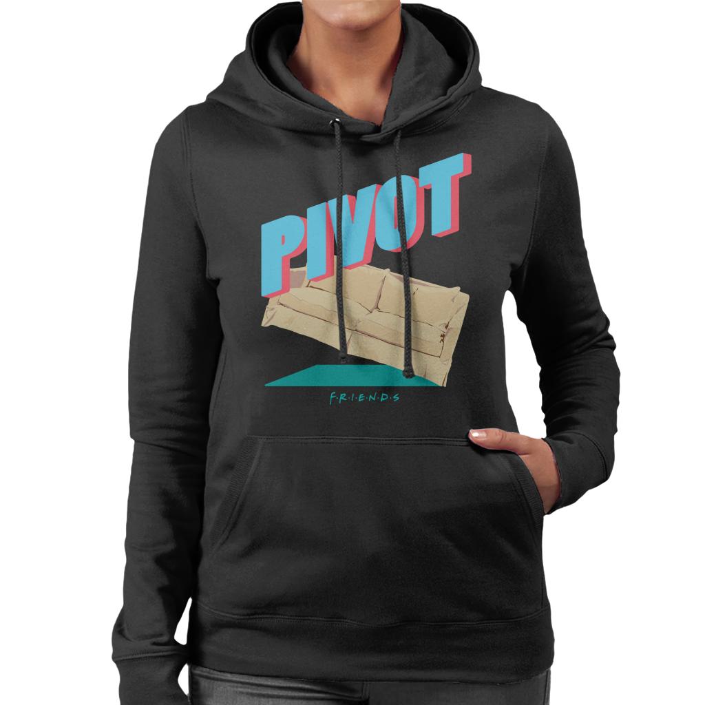 Friends Sofa Pivot Quote Women's Hooded Sweatshirt-ALL + EVERY