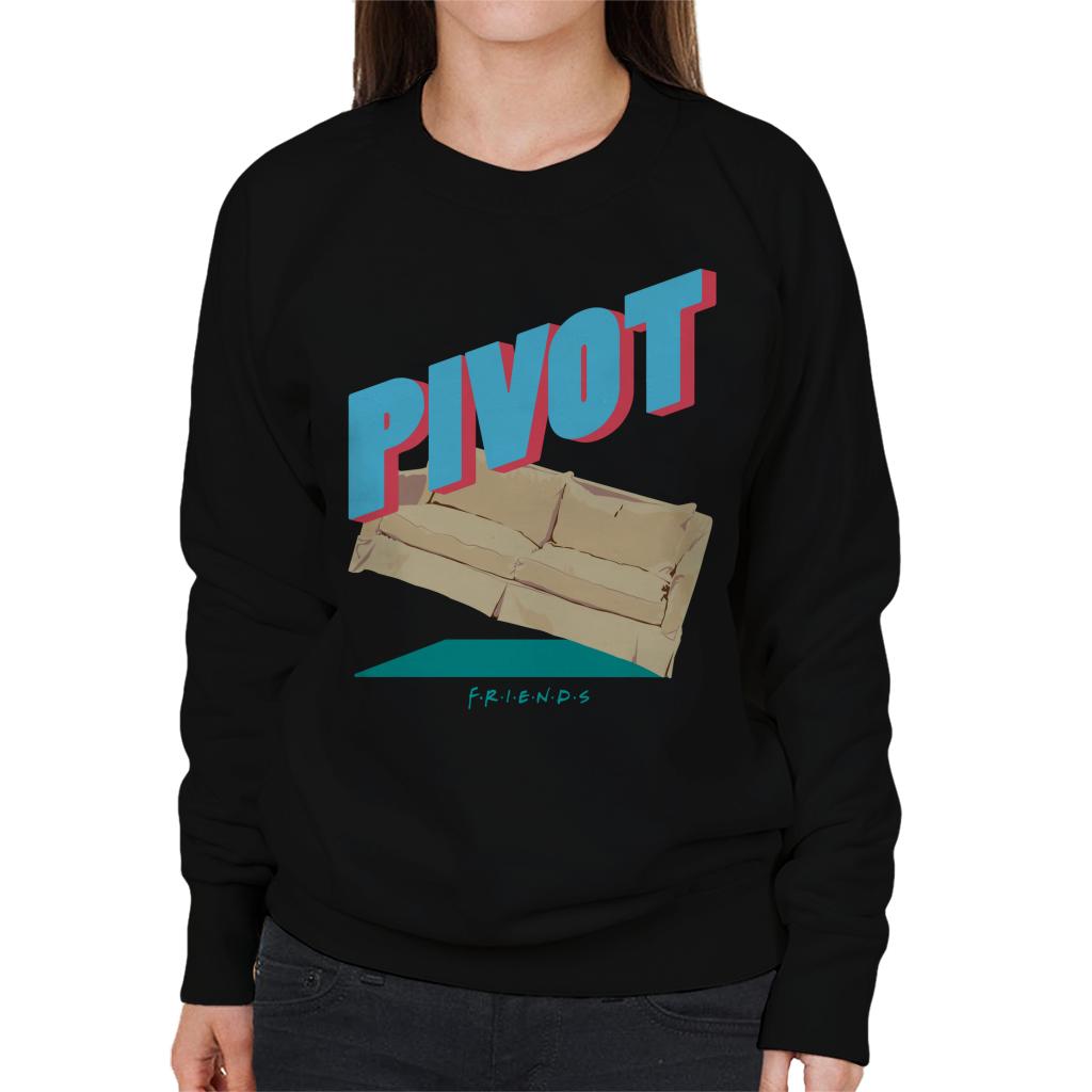Friends Sofa Pivot Quote Women's Sweatshirt-ALL + EVERY