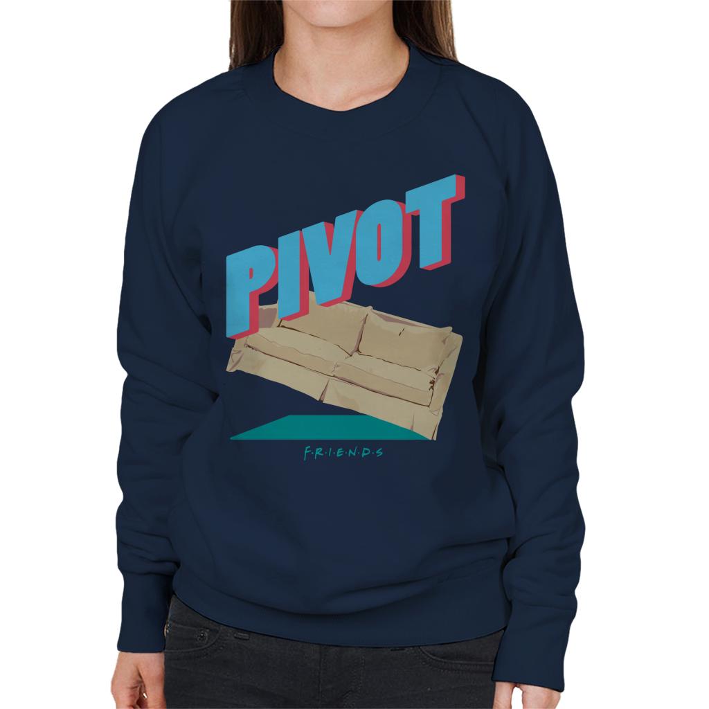 Friends Sofa Pivot Quote Women's Sweatshirt-ALL + EVERY