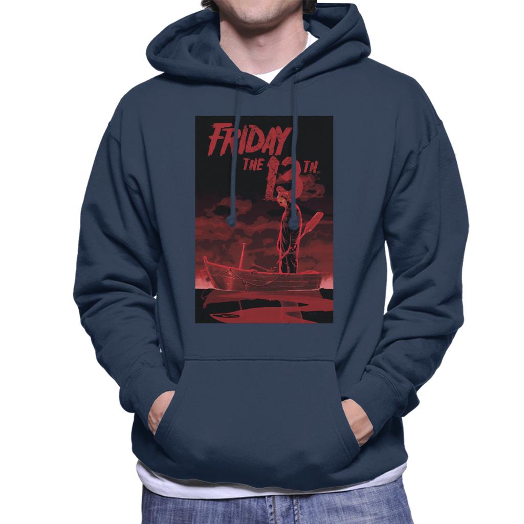 Friday 13th Crimson Boat Men's Hooded Sweatshirt-ALL + EVERY