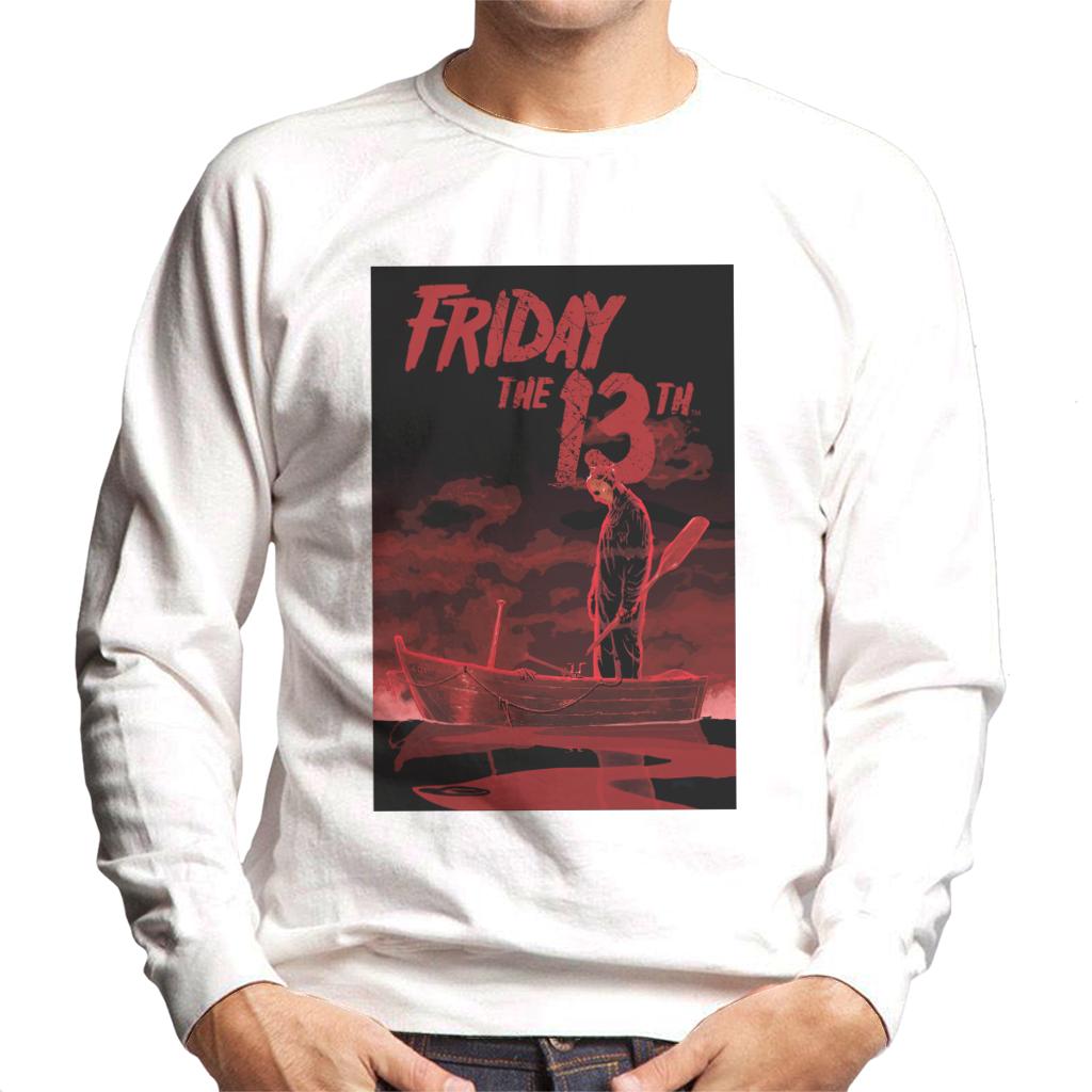 Friday 13th Crimson Boat Men's Sweatshirt-ALL + EVERY