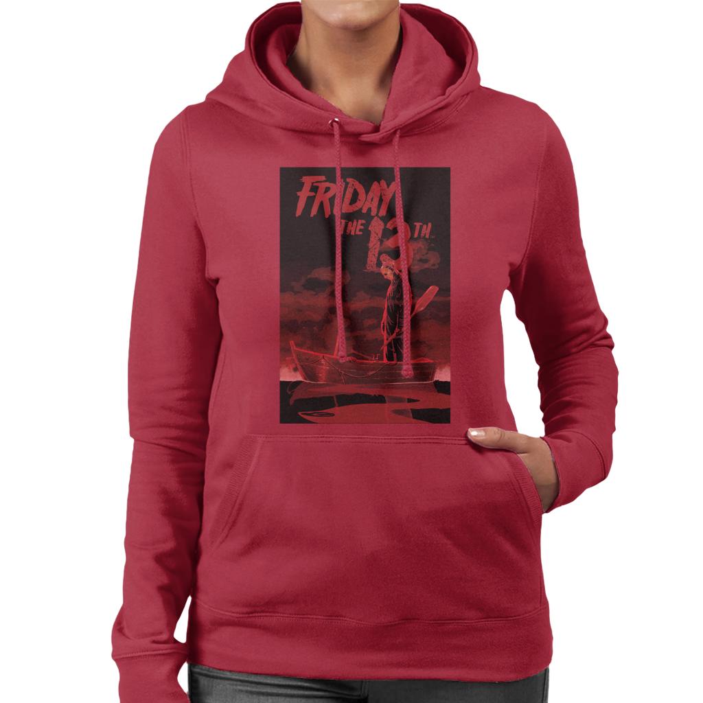 Friday 13th Crimson Boat Women's Hooded Sweatshirt-ALL + EVERY