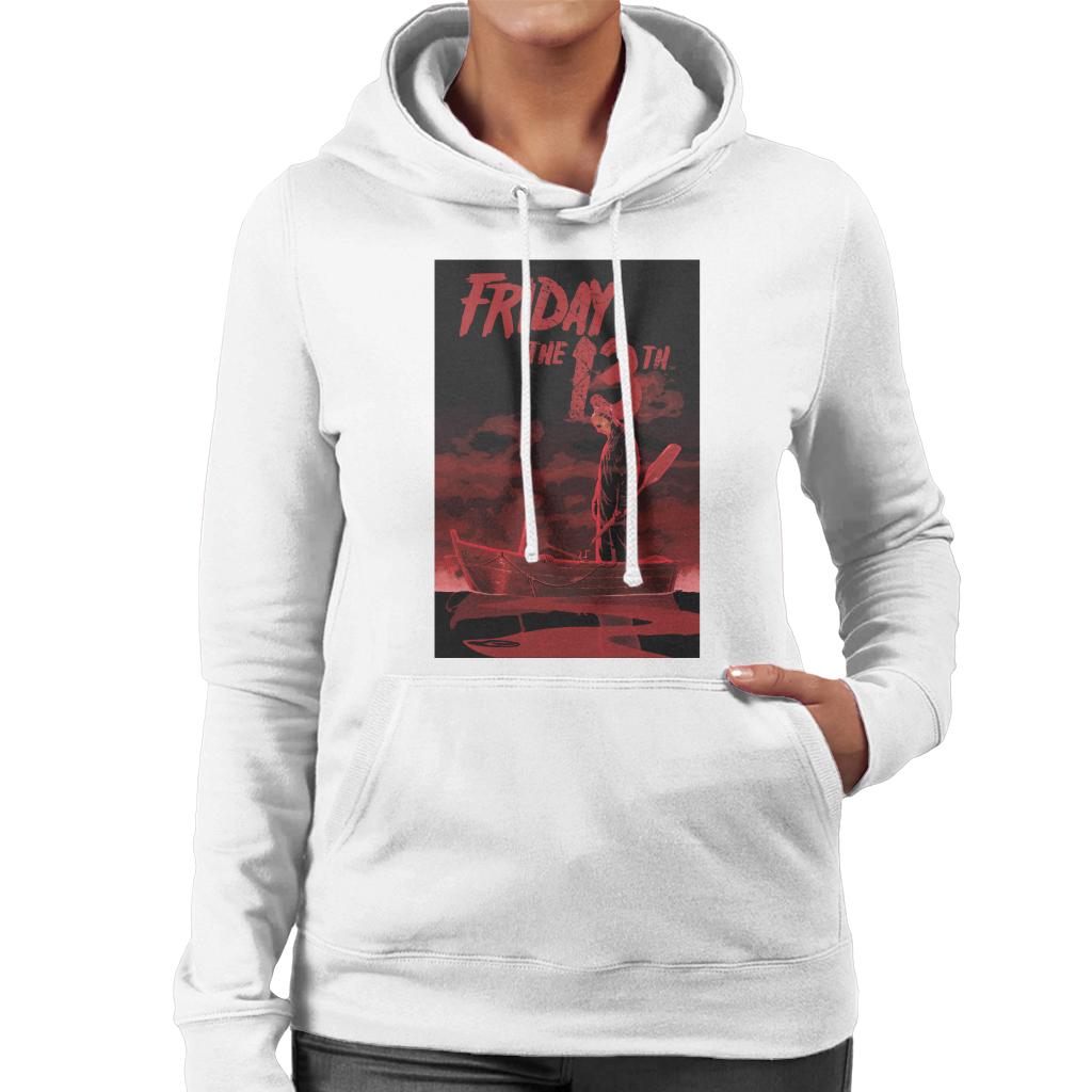 Friday 13th Crimson Boat Women's Hooded Sweatshirt-ALL + EVERY