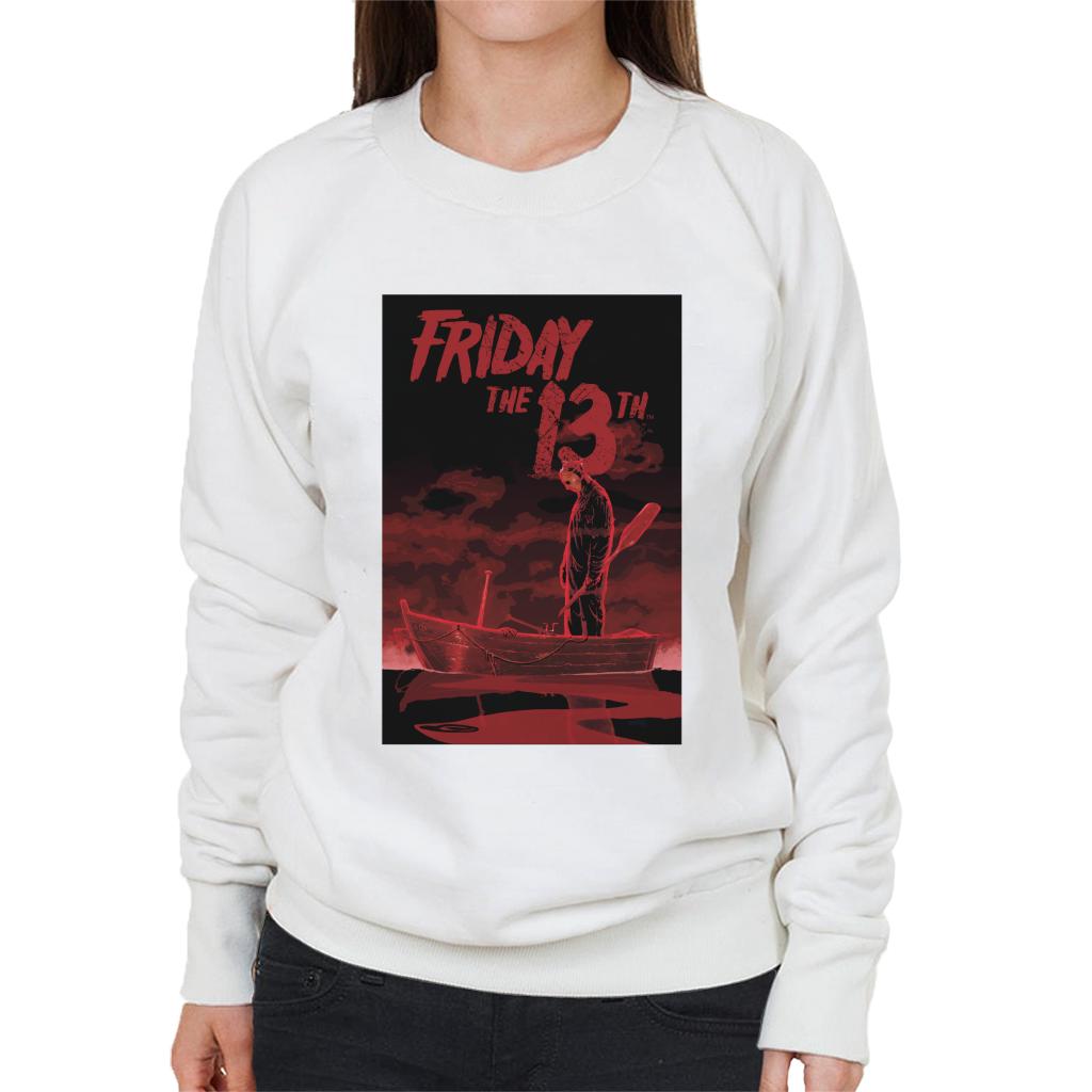 Friday 13th Crimson Boat Women's Sweatshirt-ALL + EVERY