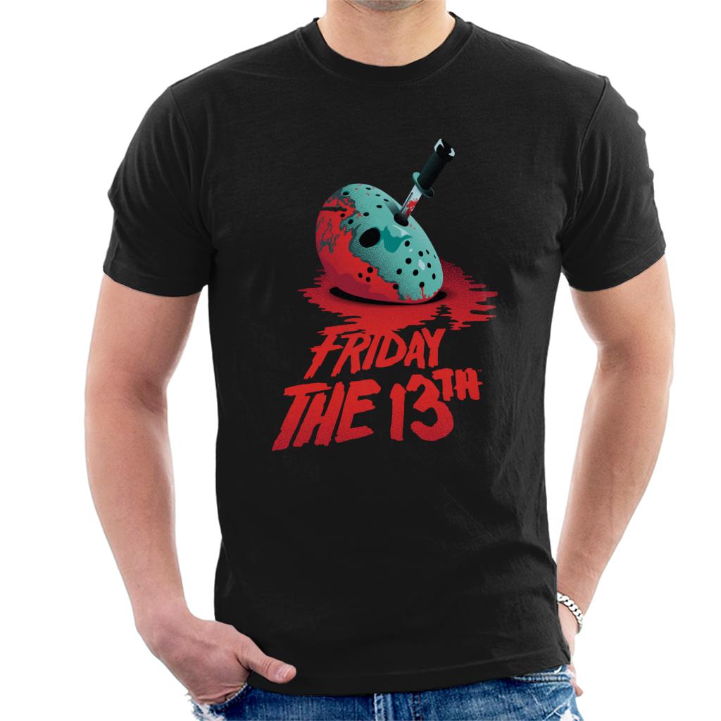 Friday 13th Crimson Jason Voorhees Crimson Face Men's T-Shirt-ALL + EVERY