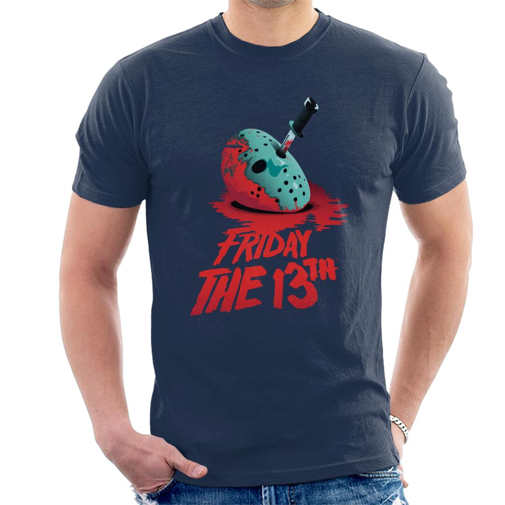 Friday 13th Crimson Jason Voorhees Crimson Face Men's T-Shirt-ALL + EVERY