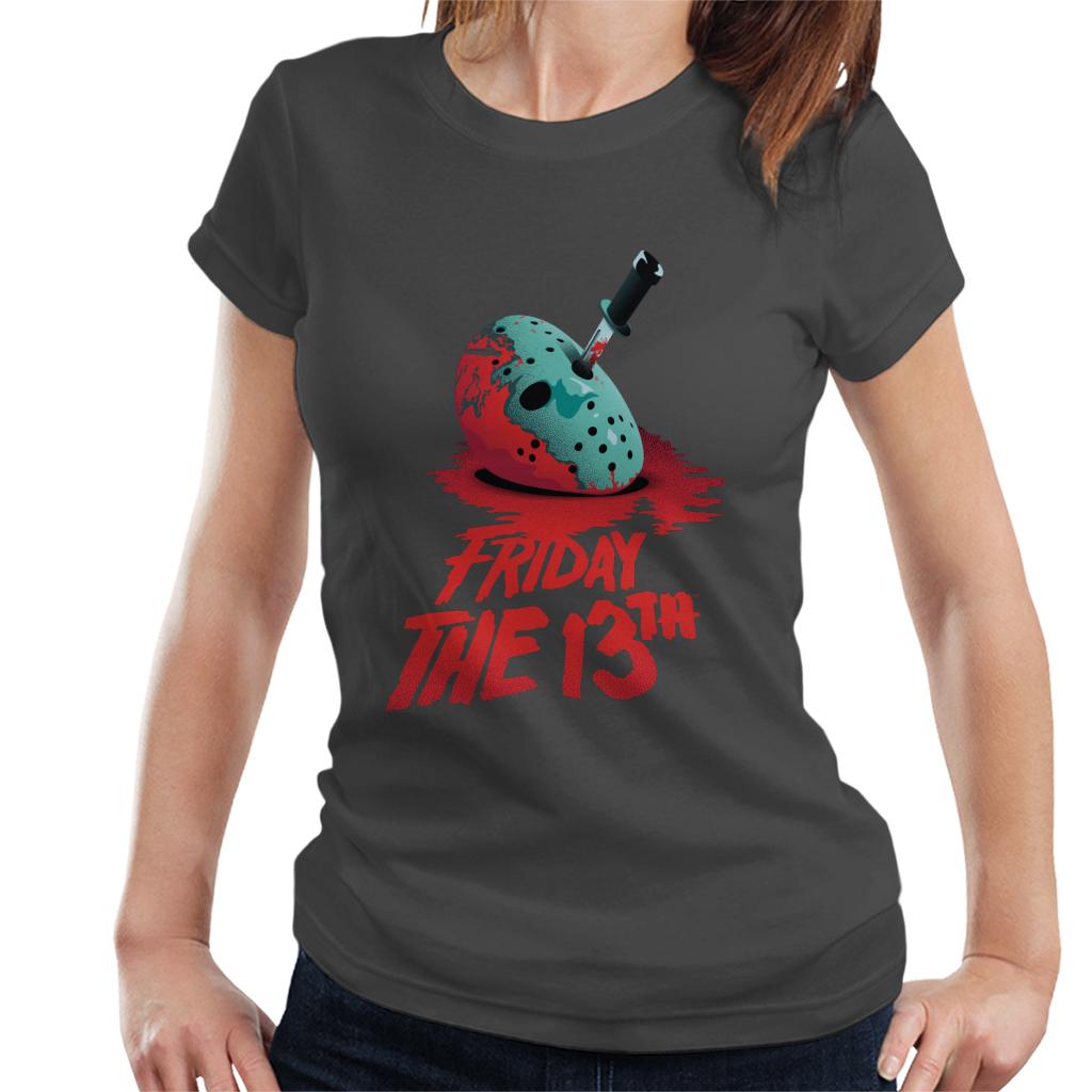 Friday 13th Crimson Jason Voorhees Crimson Face Women's T-Shirt-ALL + EVERY