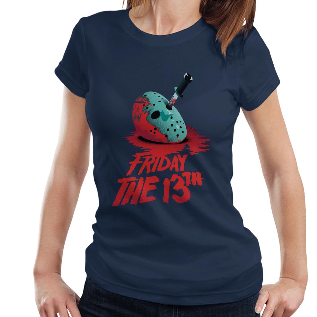 Friday 13th Crimson Jason Voorhees Crimson Face Women's T-Shirt-ALL + EVERY