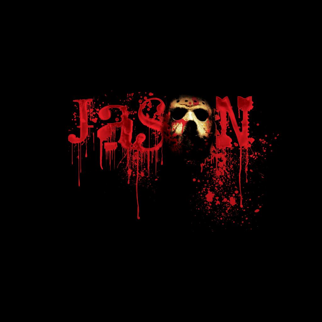 Friday 13th Jason Voorhees Crimson Logo Men's T-Shirt-ALL + EVERY