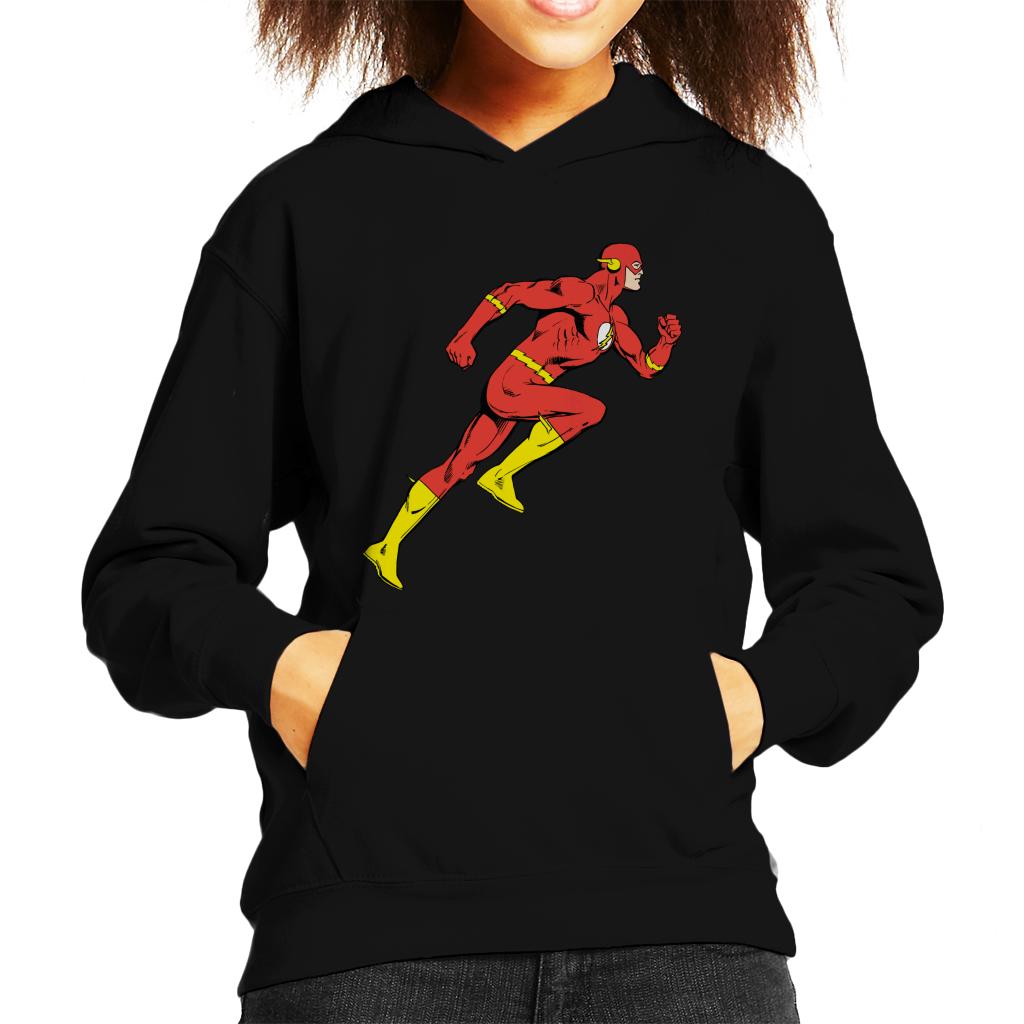 The Flash Comic Running Kid's Hooded Sweatshirt-ALL + EVERY