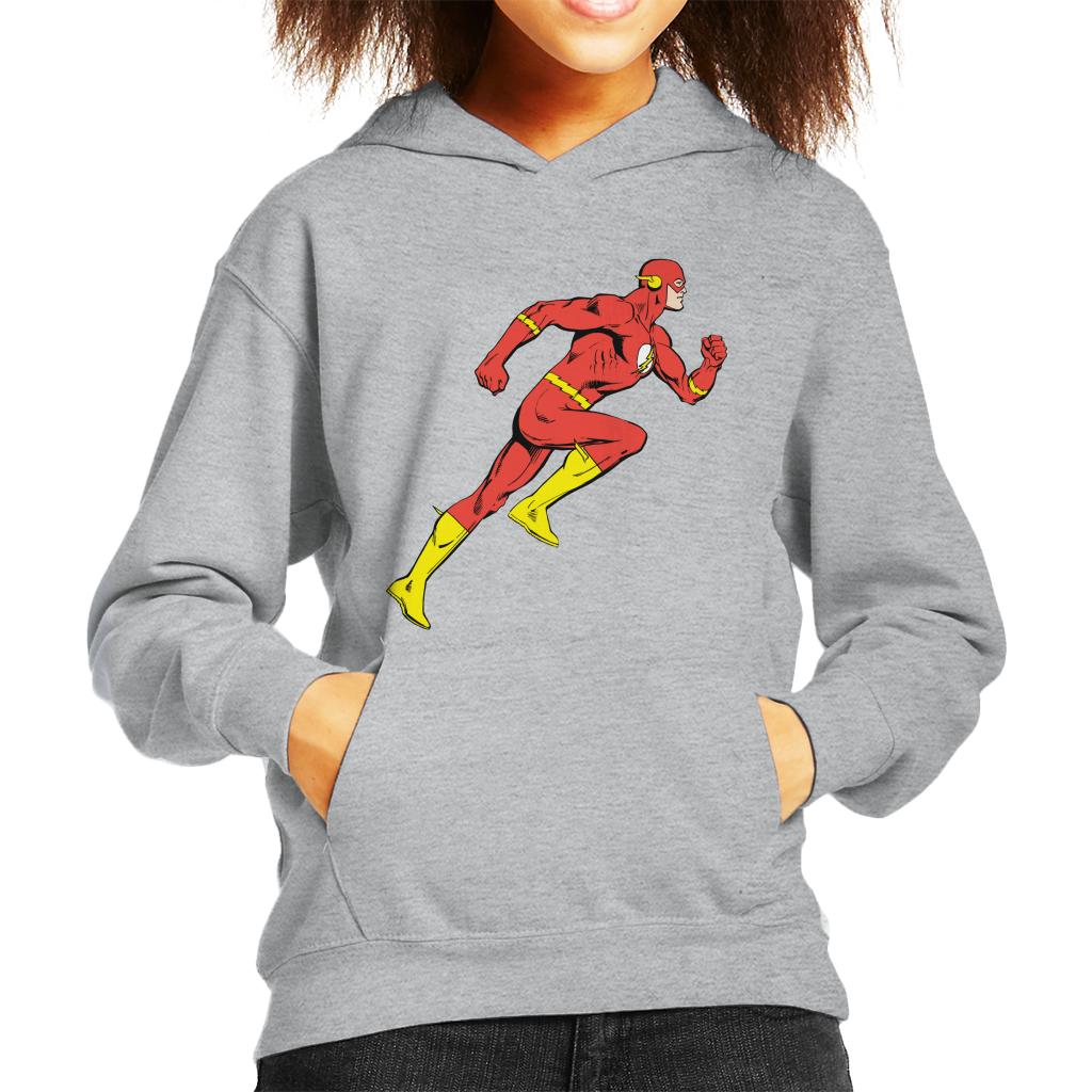 The Flash Comic Running Kid's Hooded Sweatshirt-ALL + EVERY