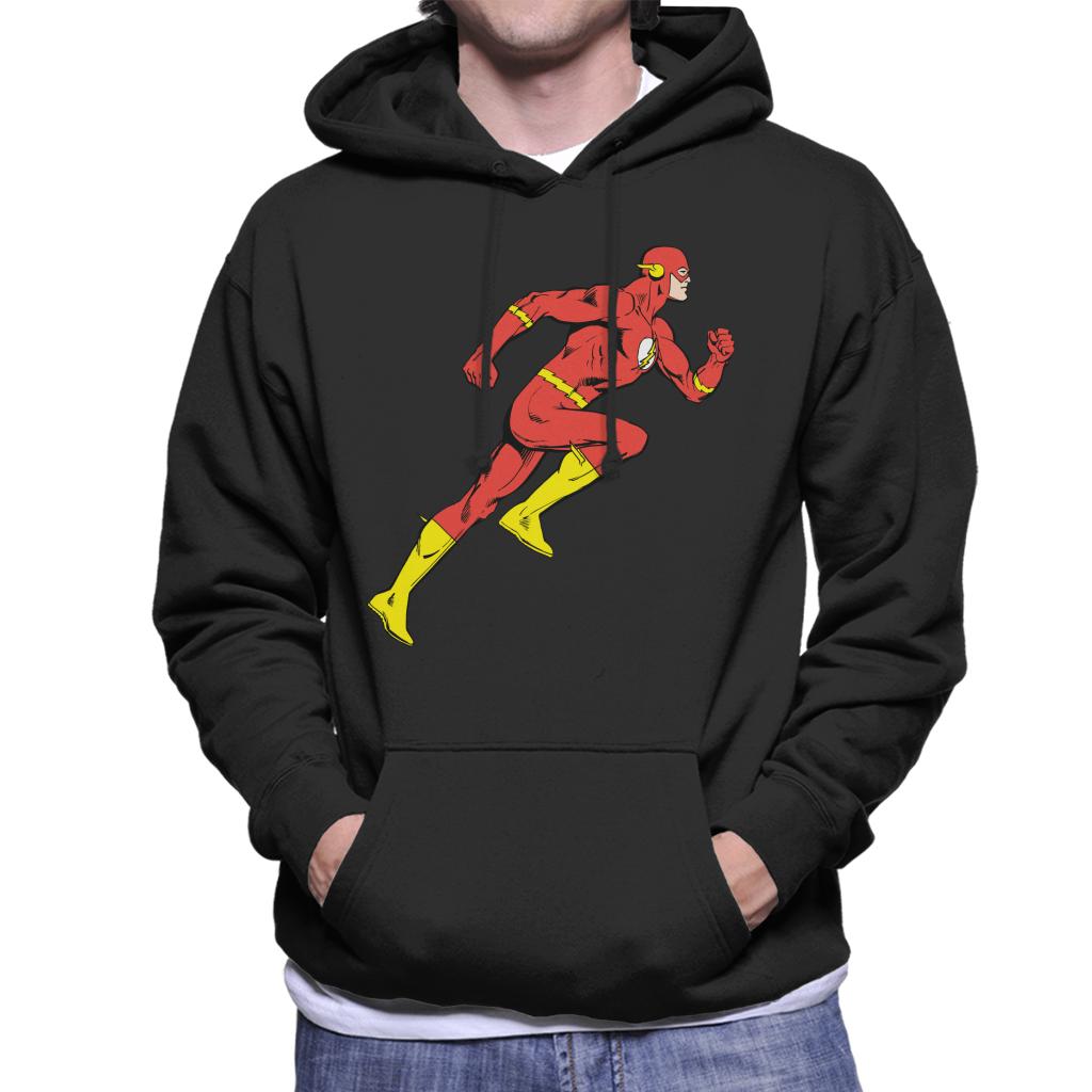 The Flash Comic Running Men's Hooded Sweatshirt-ALL + EVERY