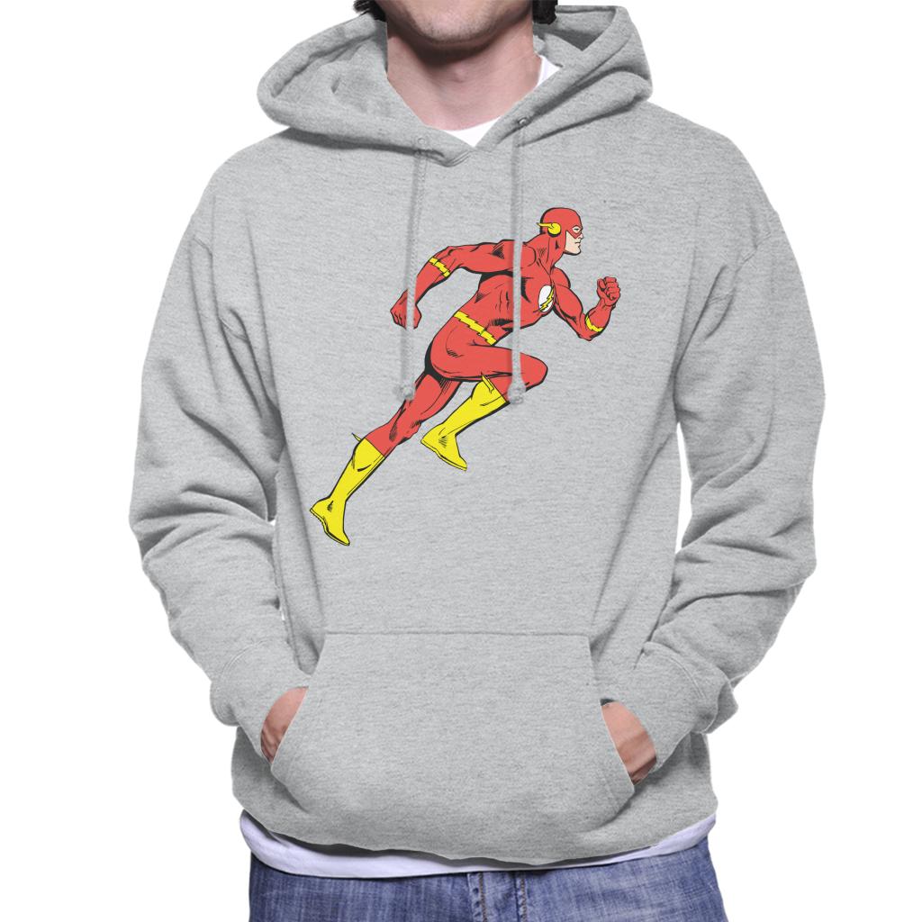 The Flash Comic Running Men's Hooded Sweatshirt-ALL + EVERY