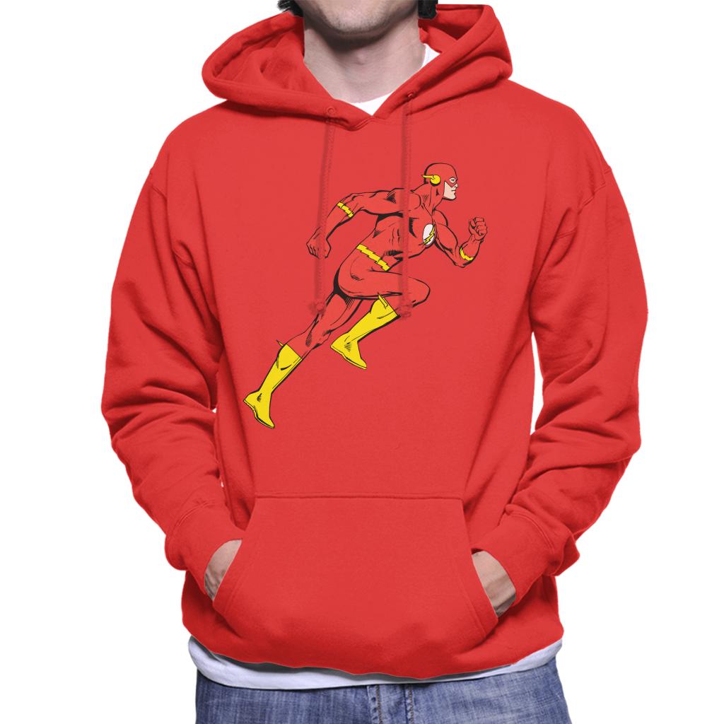 The Flash Comic Running Men's Hooded Sweatshirt-ALL + EVERY