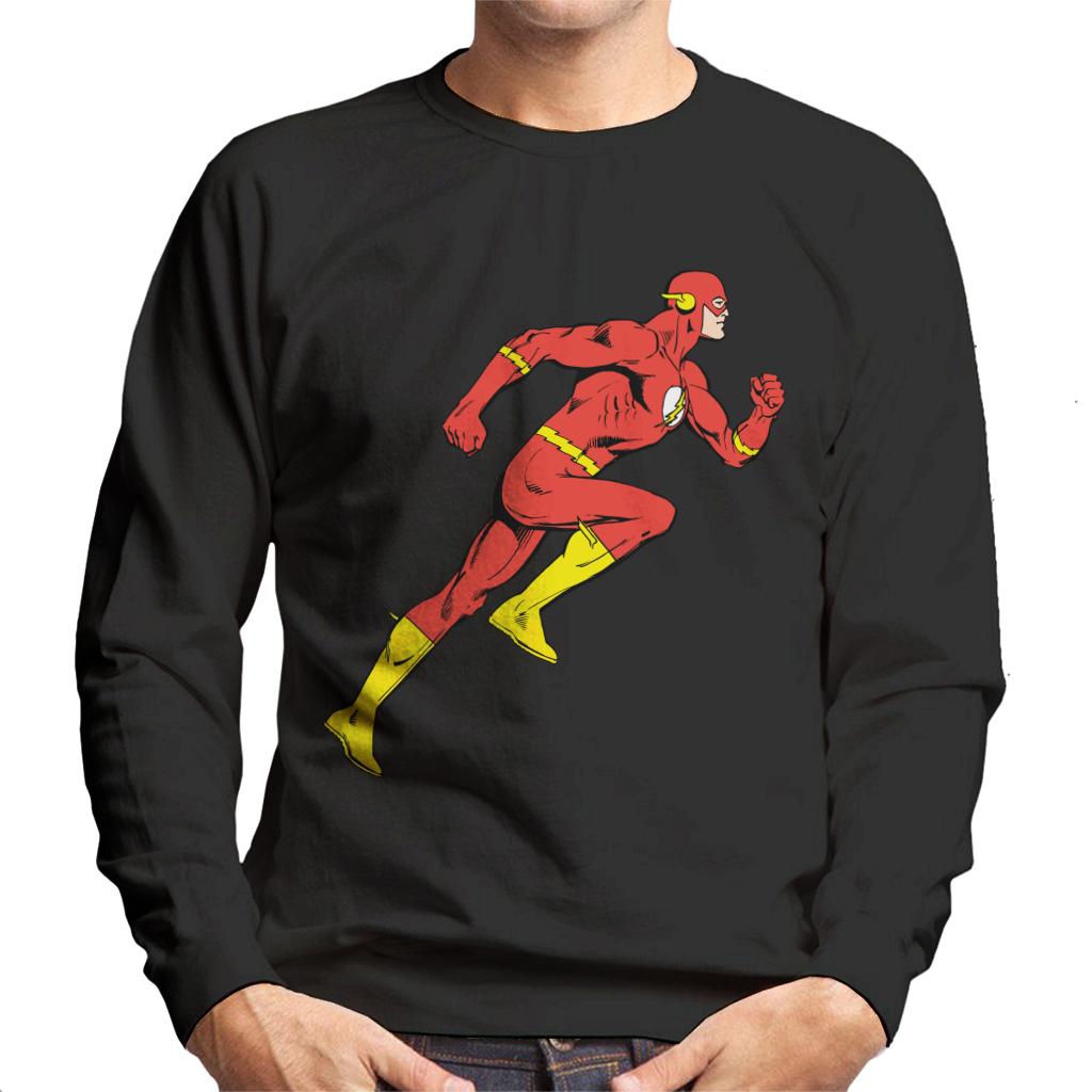 The Flash Comic Running Men's Sweatshirt-ALL + EVERY