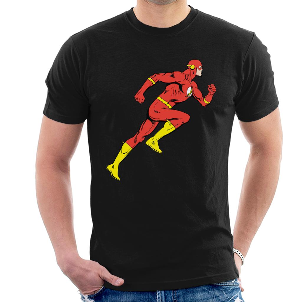 The Flash Comic Running Men's T-Shirt-ALL + EVERY