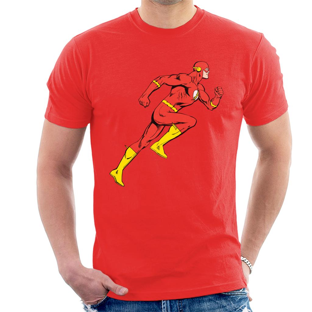 The Flash Comic Running Men's T-Shirt-ALL + EVERY