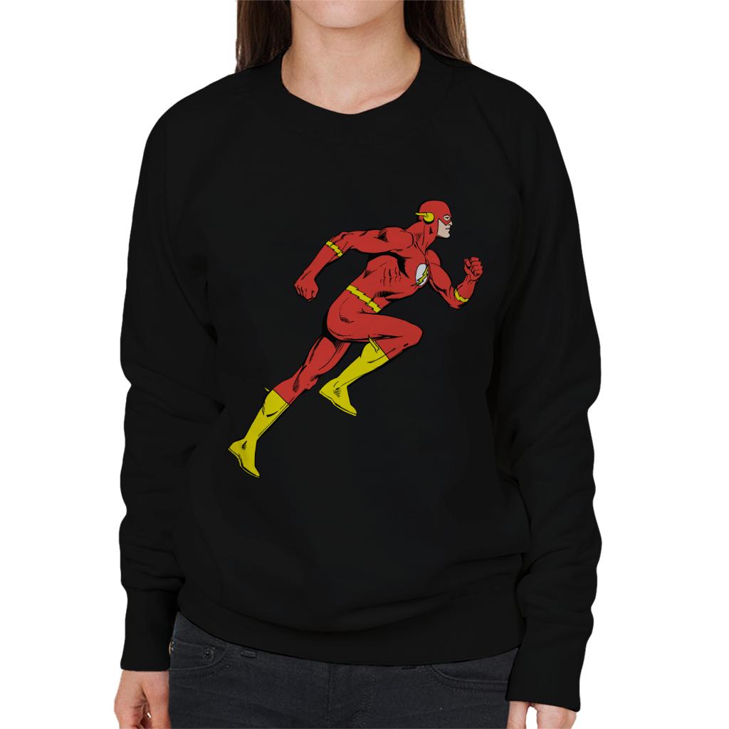 The Flash Comic Running Women's Sweatshirt-ALL + EVERY