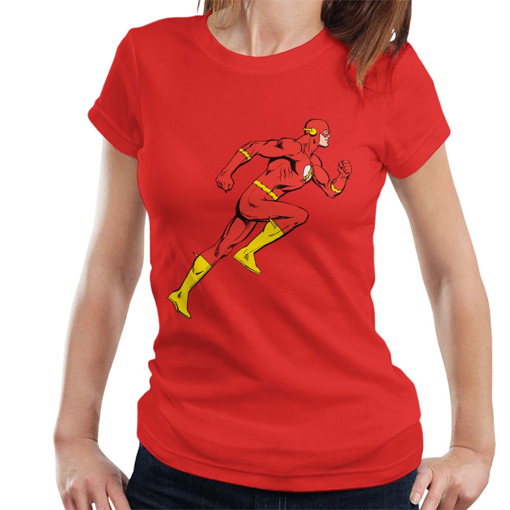 The Flash Comic Running Women's T-Shirt-ALL + EVERY