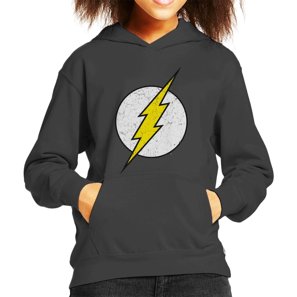 The Flash Lightning Bolt Logo Kid's Hooded Sweatshirt-ALL + EVERY